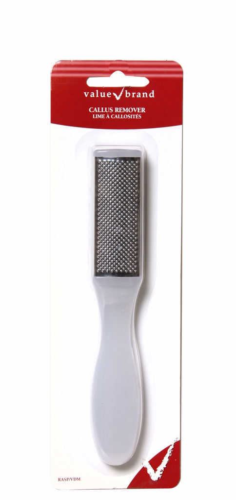 VALUE BRAND 발 각질 제거용 금속 러퍼