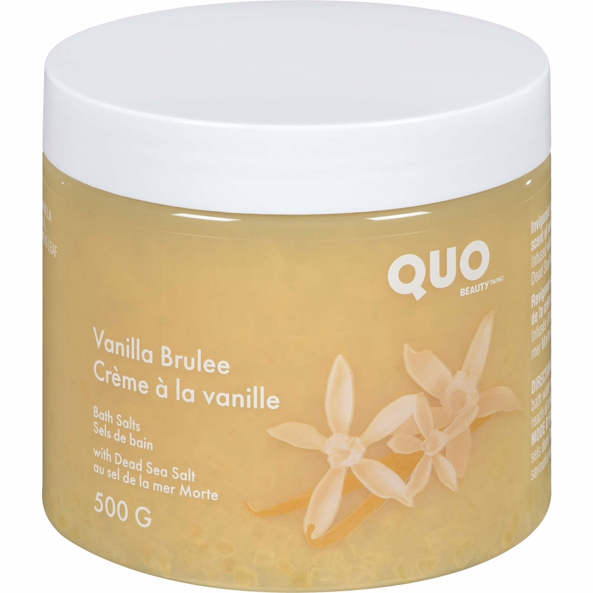 Vanilla Brulee Bath Salts - with Dead Sea Salt