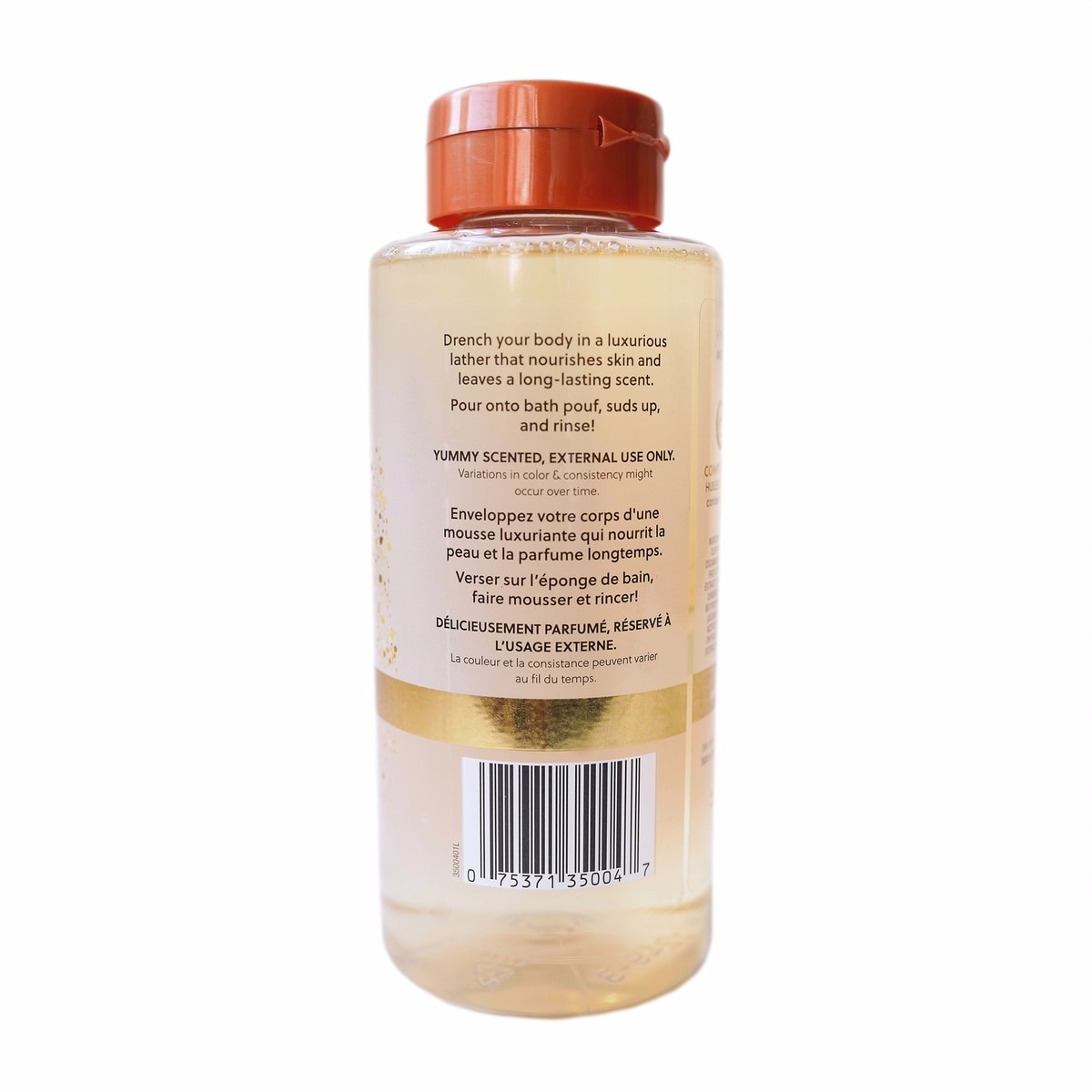 Gel moussant pour le corps à la vanille
