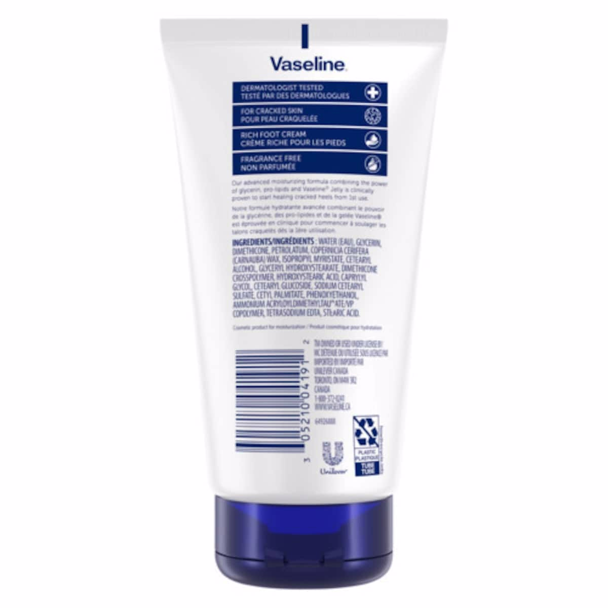 Vaseline Clinical Care Cracked Heel Rescue Foot Cream 150 ML Vaseline Clinical Care Cracked Heel Rescue Foot Cream 150 ML