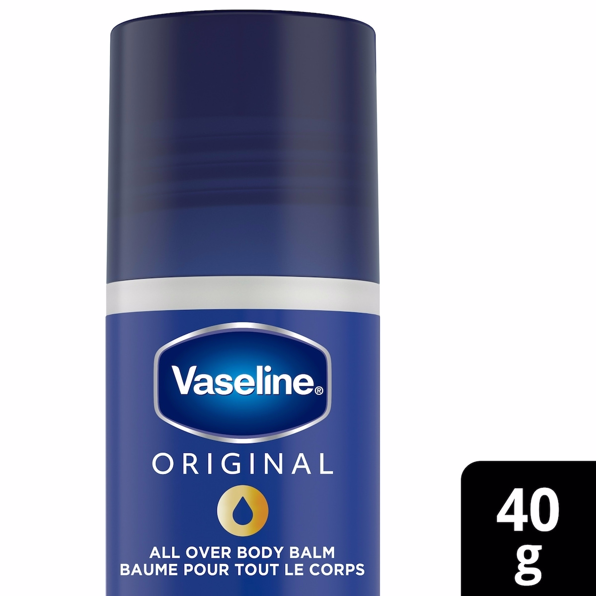 Vaseline Healing Jelly All-Over Body Balm Jelly Stick dry skin relief gel moisturizer Original Petroleum Jelly for hard-to-reach spots 40 g
