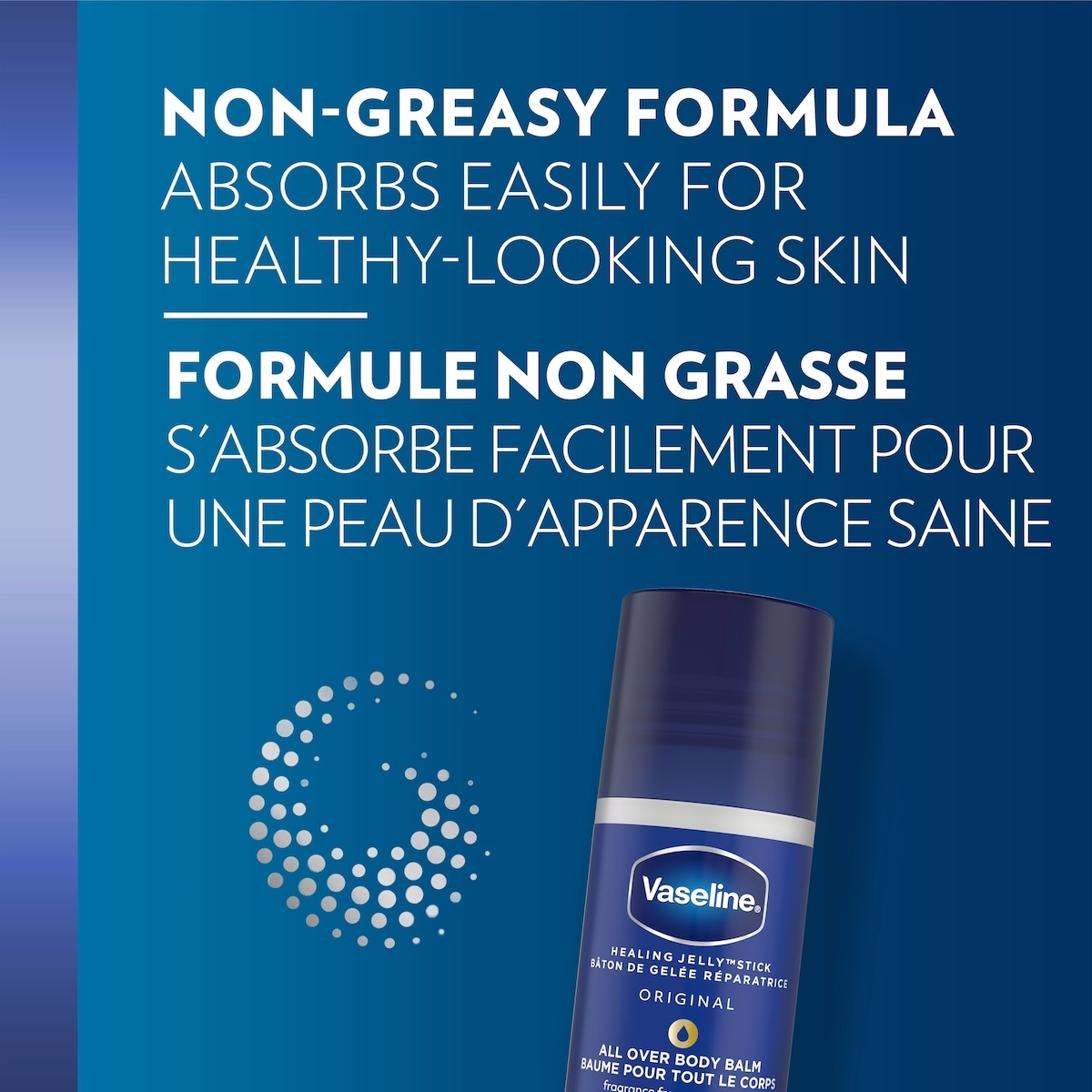 Vaseline Healing Jelly All-Over Body Balm Jelly Stick dry skin relief gel moisturizer Original Petroleum Jelly for hard-to-reach spots 40 g Vaseline Healing Jelly All-Over Body Balm Jelly Stick dry skin relief gel moisturizer Original Petroleum Jelly for hard-to-reach spots 40 g