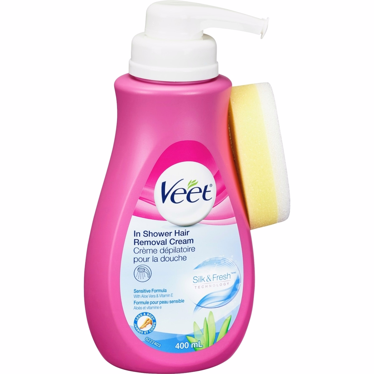 Veet® Pure™ In-Shower Hair Removal Cream, Sensitive Skin