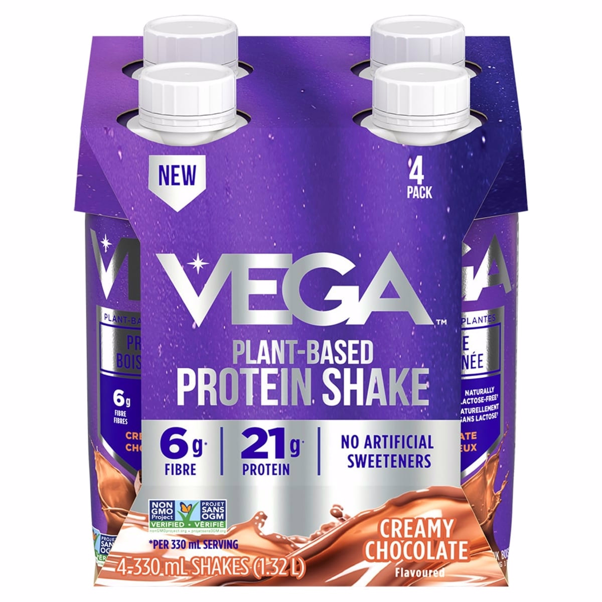 Vega Nutrition Shake CA Chocolate (4ct)