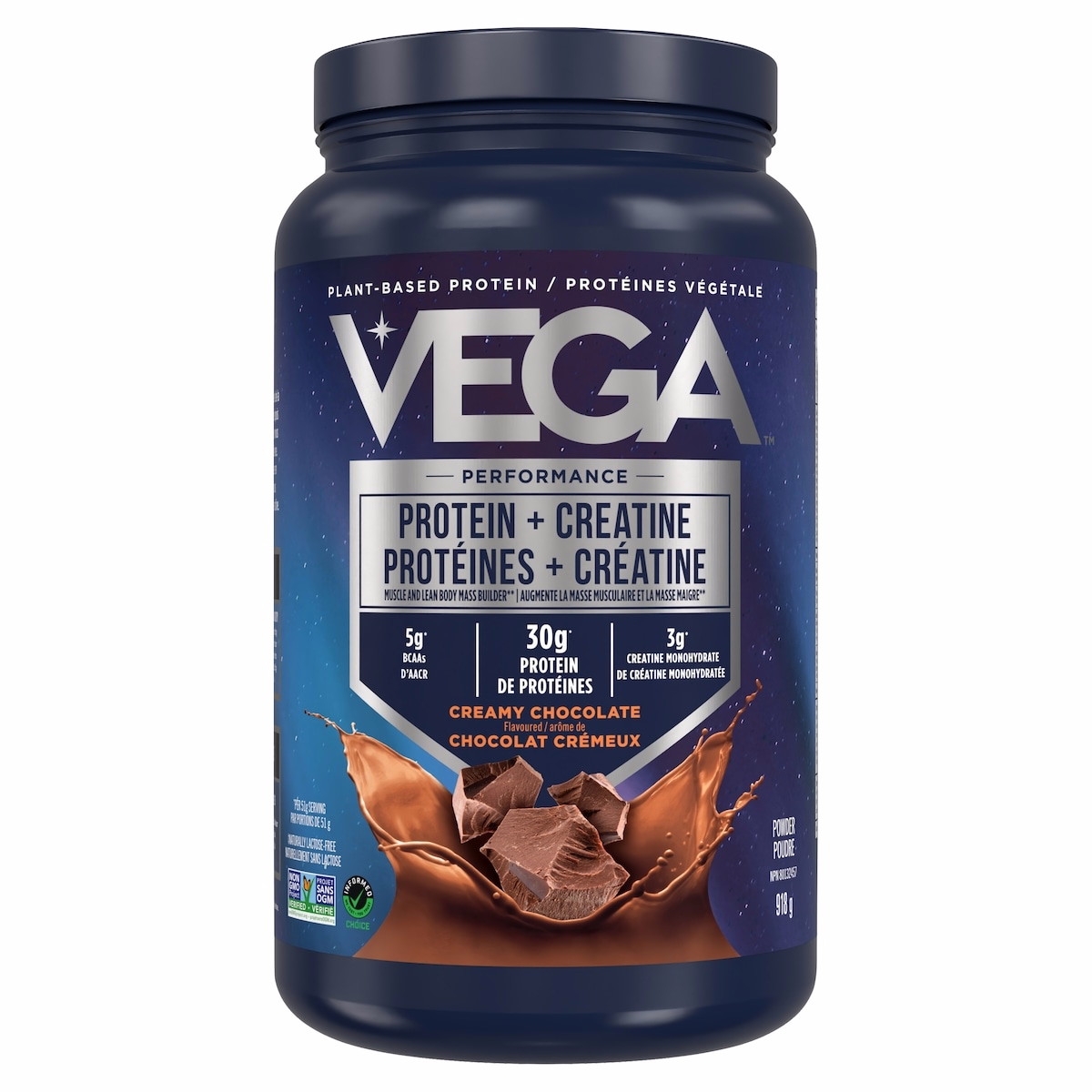 Vega Protein + Creatine CA 巧克力風味（918 g）