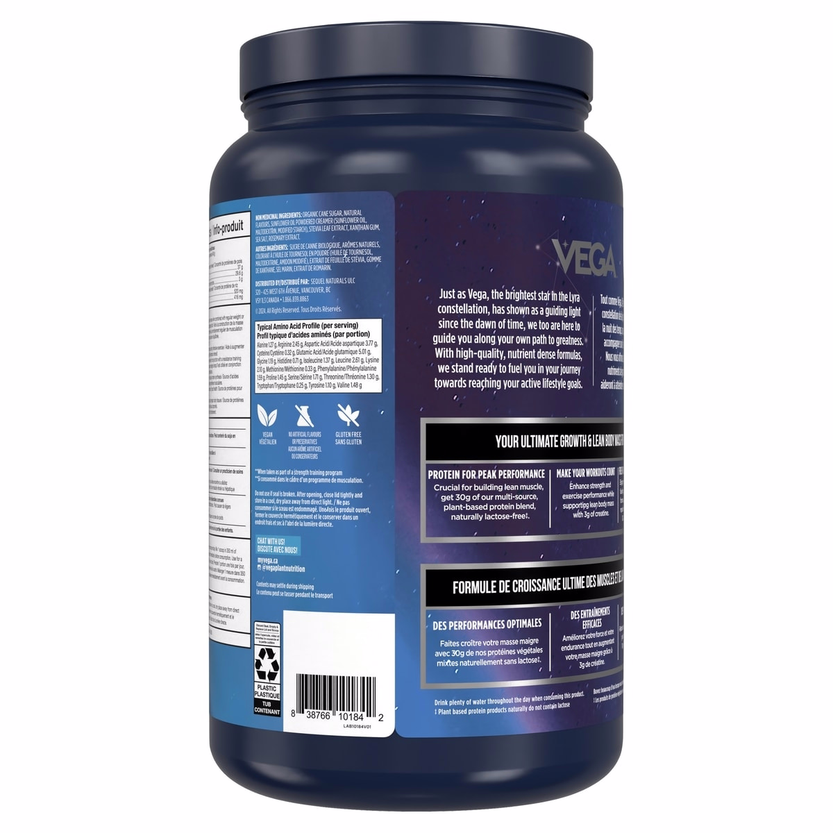 Vega Protein + Creatine 香草口味（864 g）