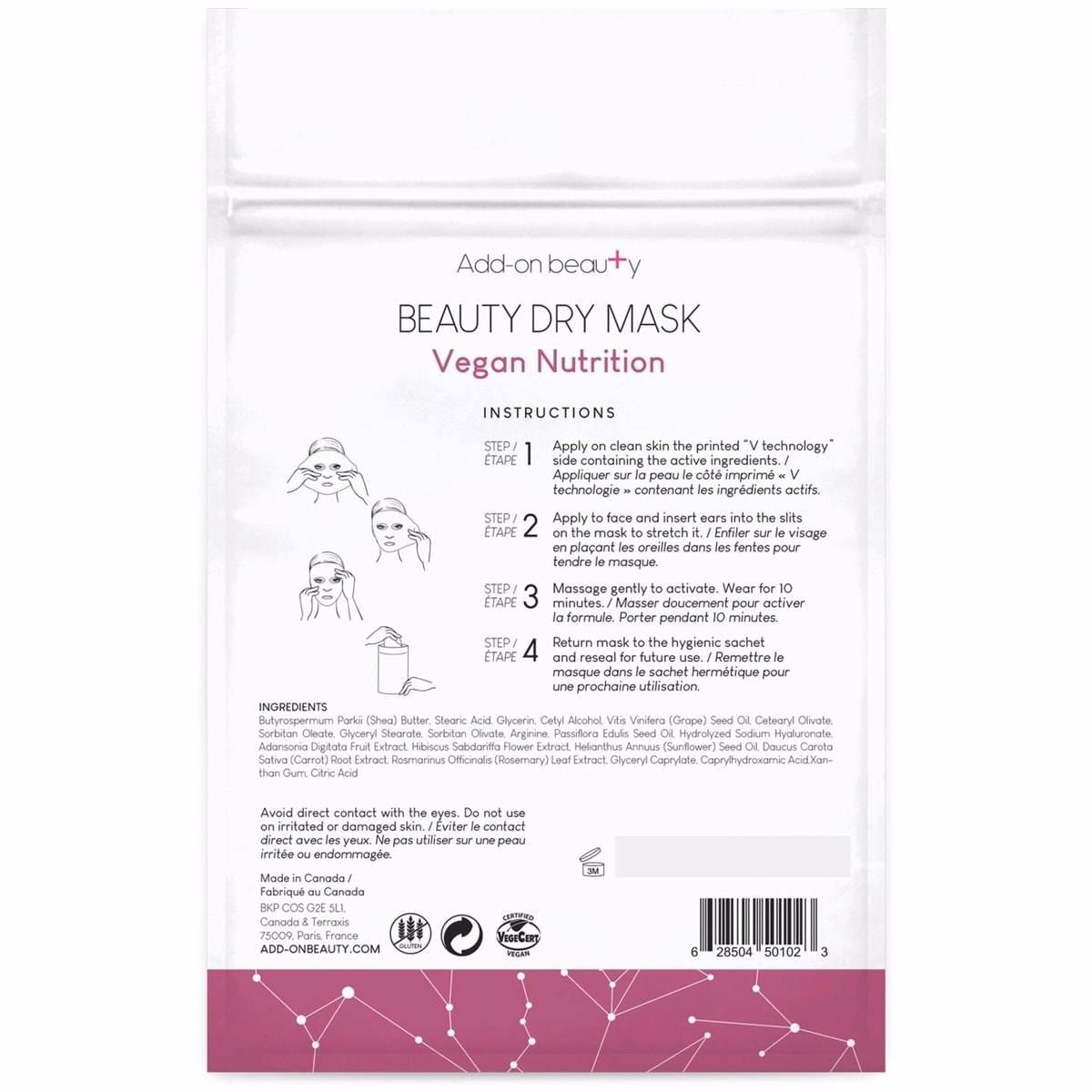 Vegan Nutrition Dry Mask