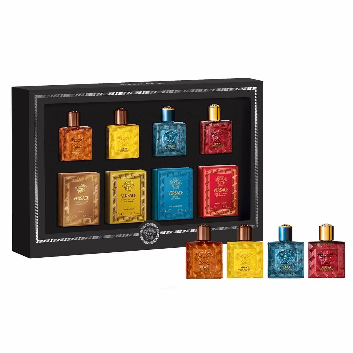 Versace Mens 4PC Miniature Set