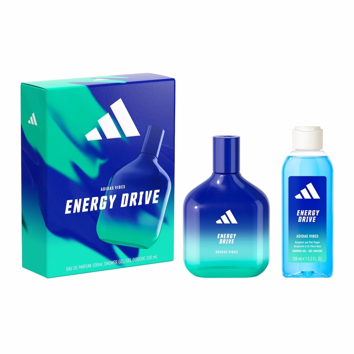 Vibes Giftset including Energy Drive Eau de Parfum and Shower Gel