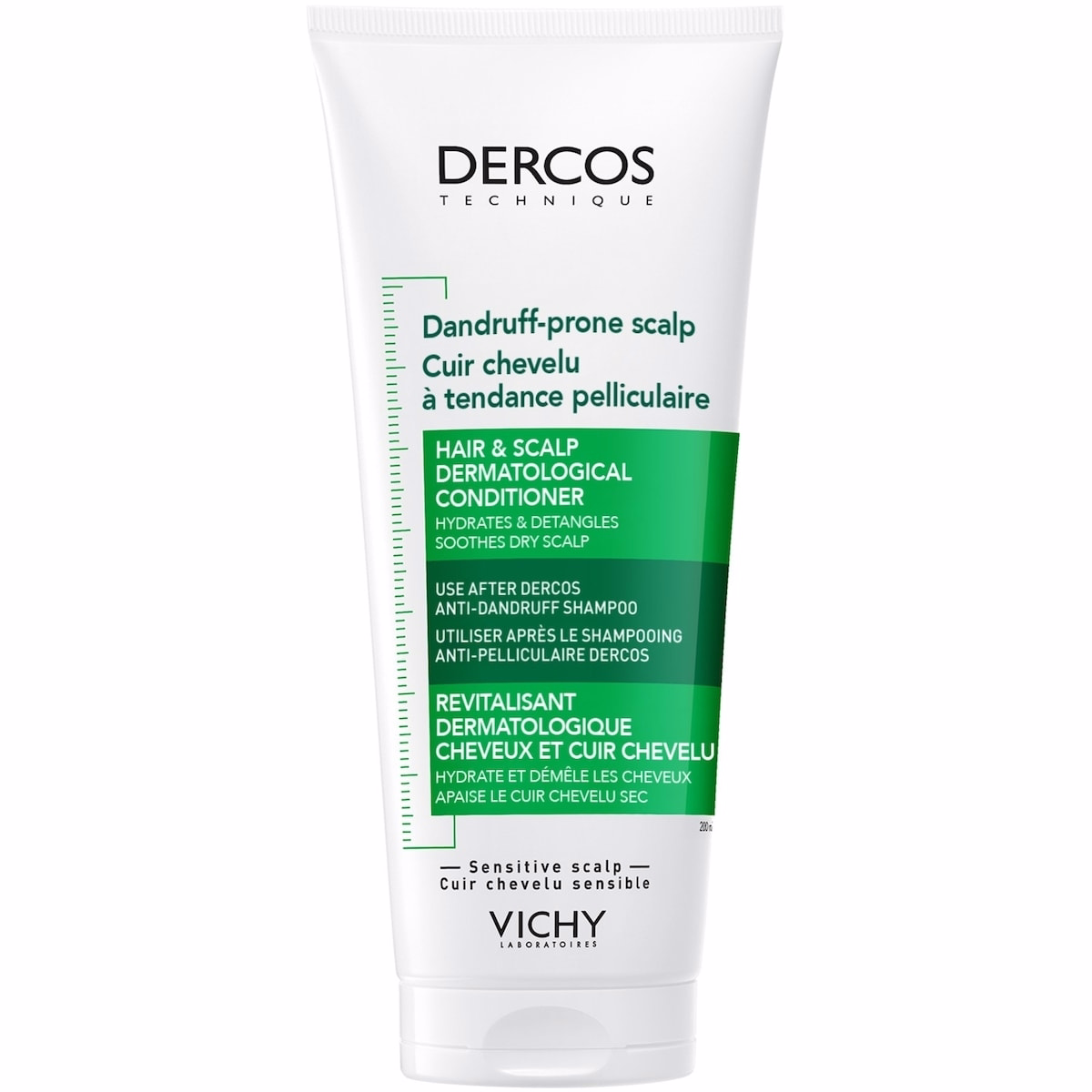 Vichy Dercos Anti-Dandruff Hydrating Conditioner for Dry & Sensitive Scalp
