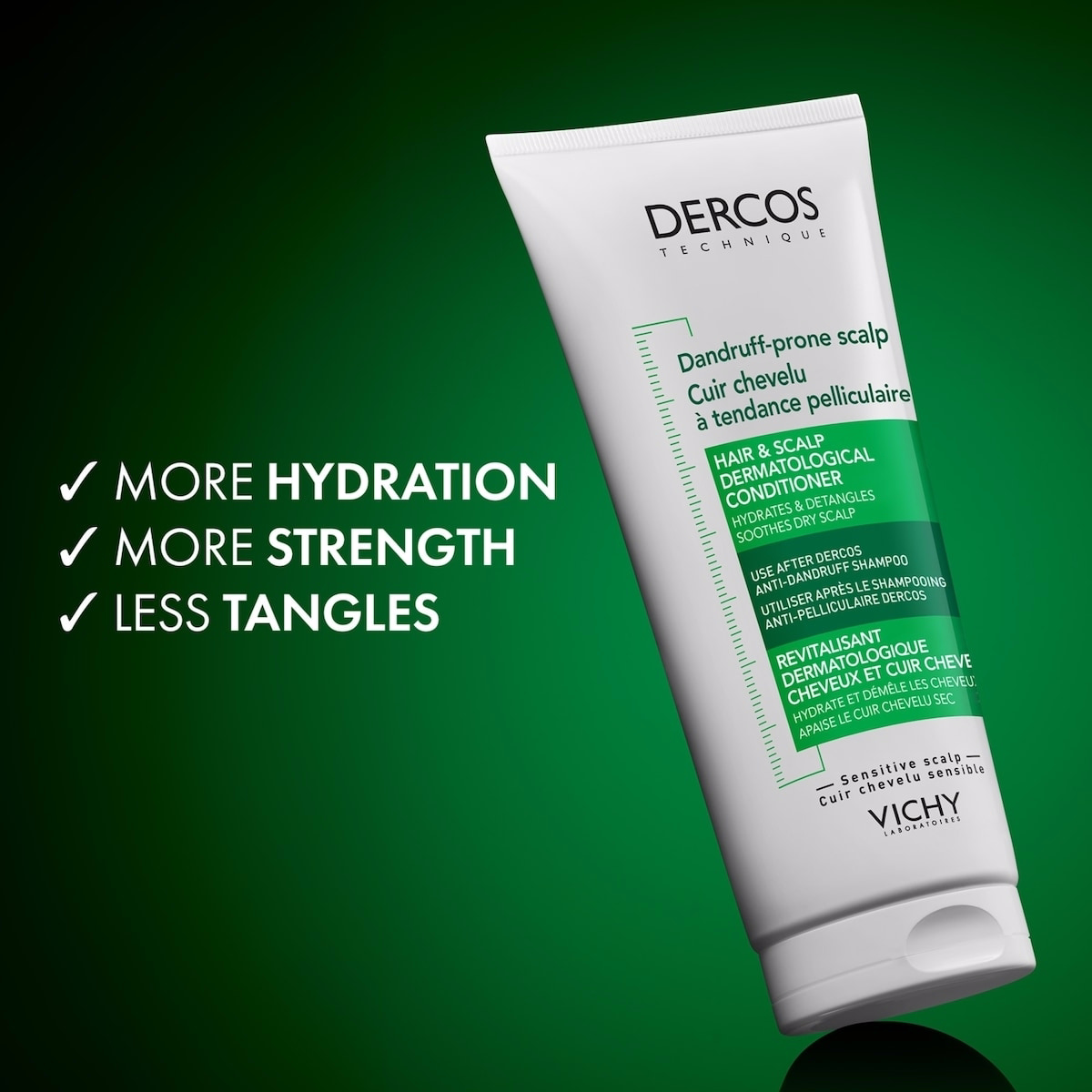 Vichy Dercos Anti-Dandruff Hydrating Conditioner for Dry & Sensitive Scalp