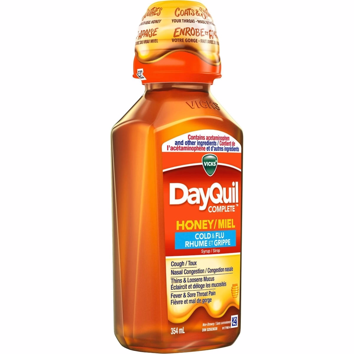 Vicks DayQuil Complete Honey Cold & Flu
