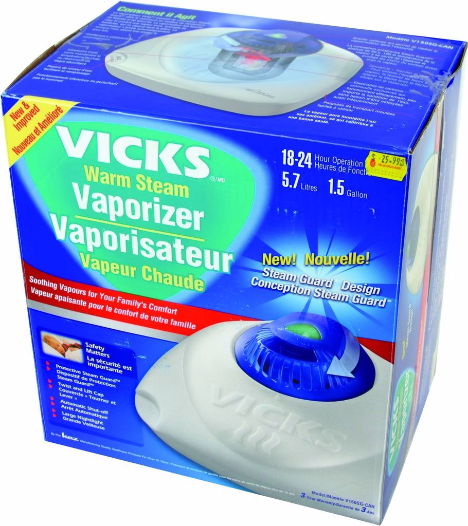 Vicks V150sgnlc Warmsteam Vapourizer White