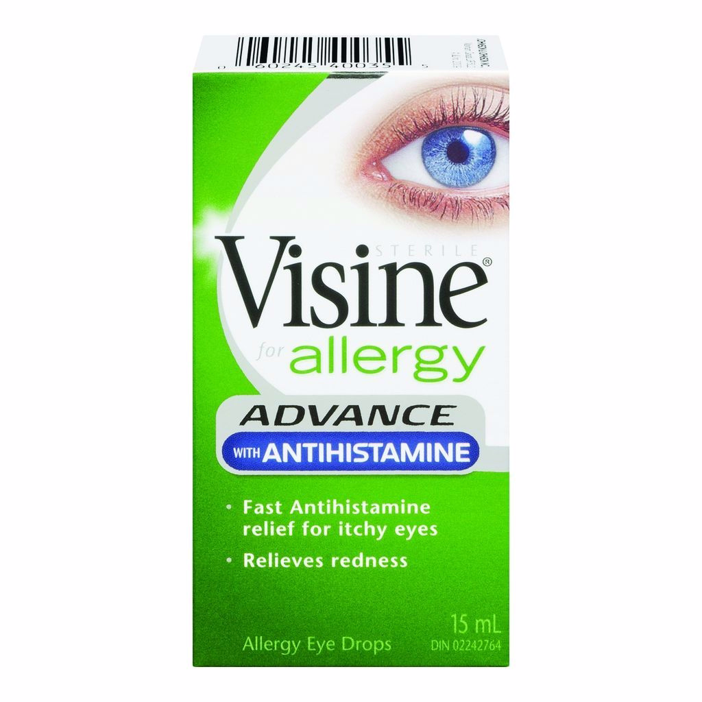 Visine Advance With Antihistamine Allergy Eye Drops, 15 Ml Visine Advance With Antihistamine Allergy Eye Drops, 15 Ml