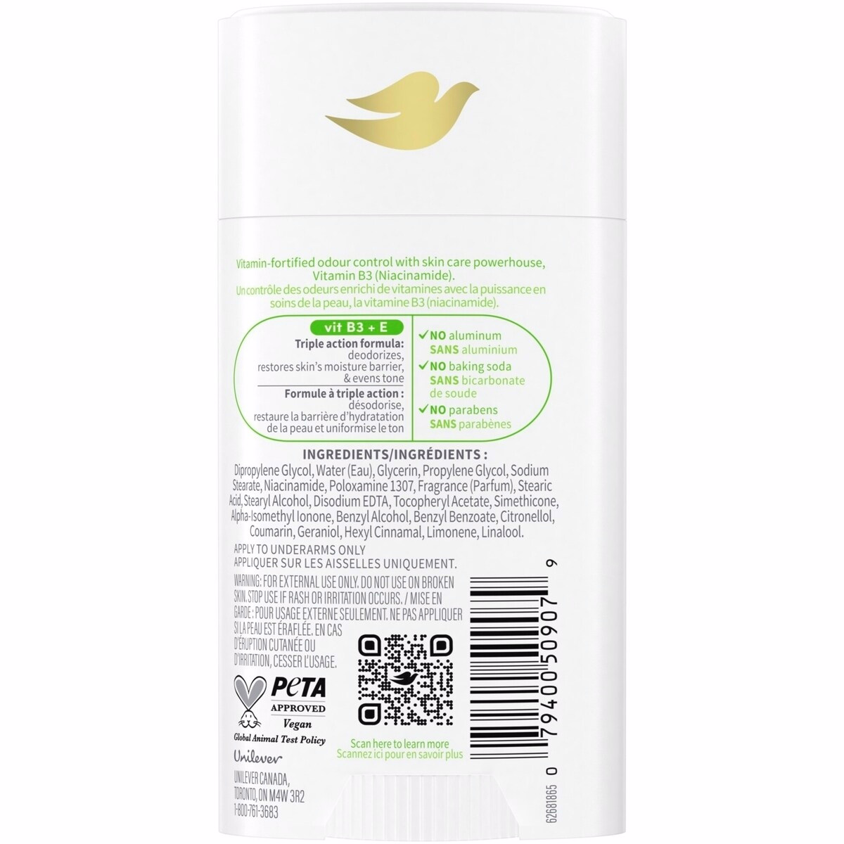 Vitamin Care+ Aluminum-Free Deodorant Cucumber & Melon Scent 72h Breathable Odour Protection with Vitamin B3+E Vitamin Care+ Aluminum-Free Deodorant Cucumber & Melon Scent 72h Breathable Odour Protection with Vitamin B3+E