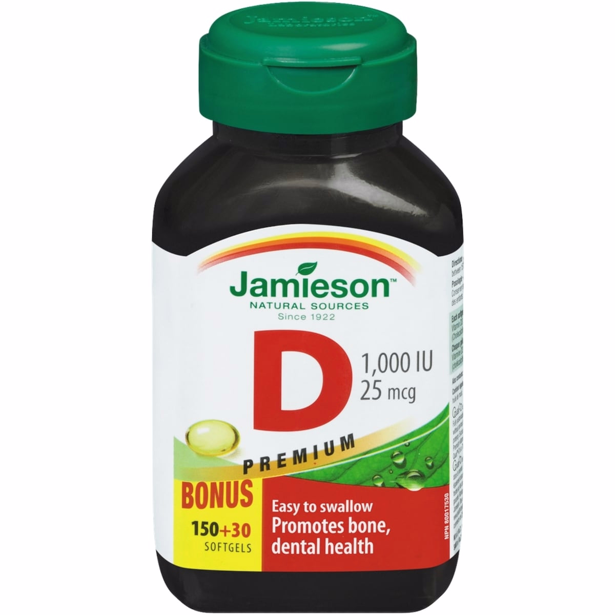 Vitamin D 1,000 IU Premium Softgels