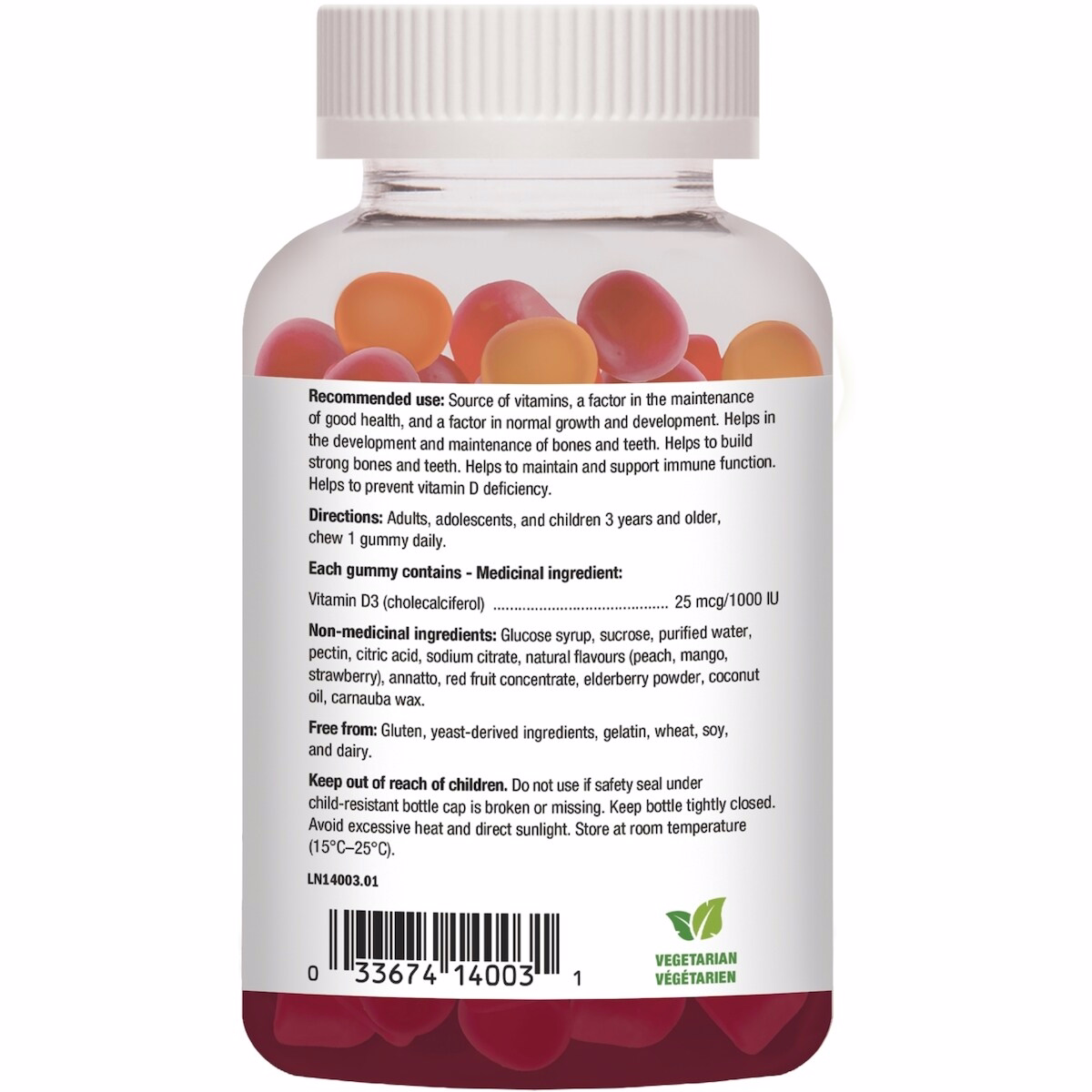 Gommes de vitamine D