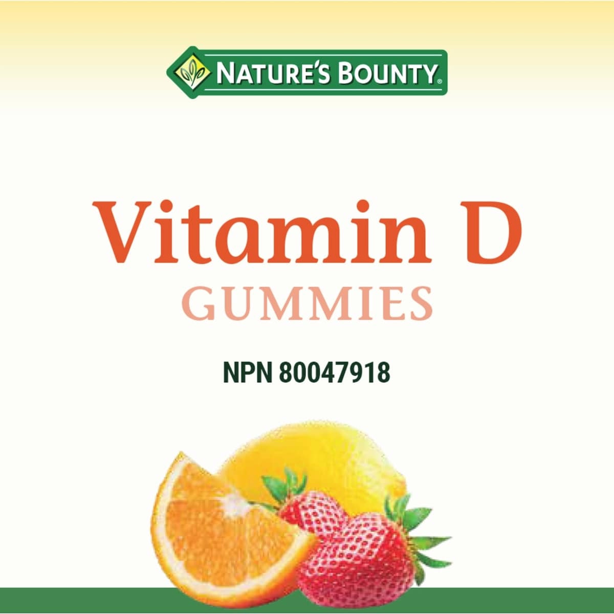 Vitamin D3 1000 Iu Gummies, Value Size, Helps Support Bone Health, Strawberry, Orange & Lemon Flavoured, Ummies