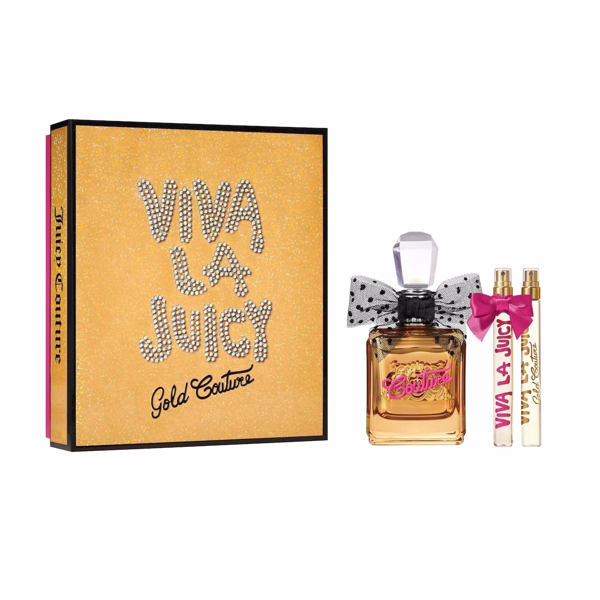 Coffret parfum Viva La Juicy Gold Couture Eau de Parfum en 3 pièces Coffret parfum Viva La Juicy Gold Couture Eau de Parfum en 3 pièces