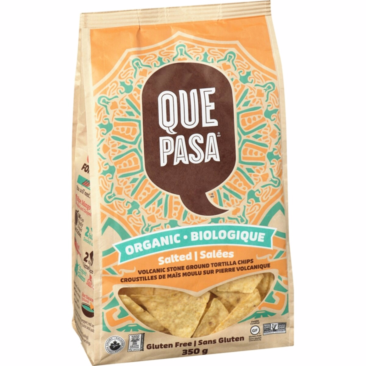 Chips de Tortilla Volcaniques moulues à la pierre Bio Salées