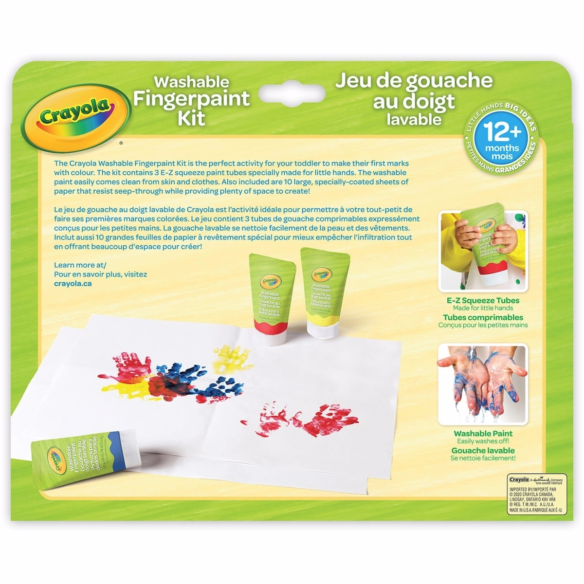 Washable Finger Paint Kit