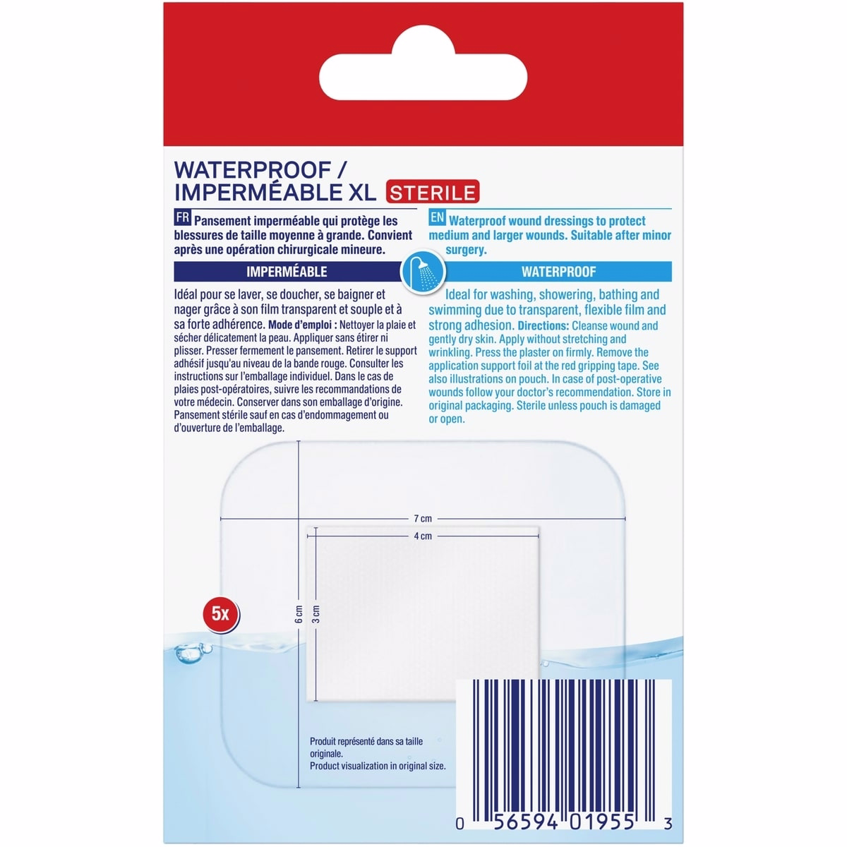 Large Plasters for Post-Operative and Everyday Acute Wounds