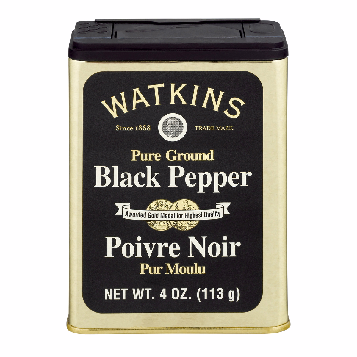 Watkins: Pure Ground Black Pepper, 4 Oz
