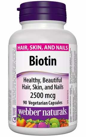 Webber Biotin 2500 Mcg 90.0 Capsules