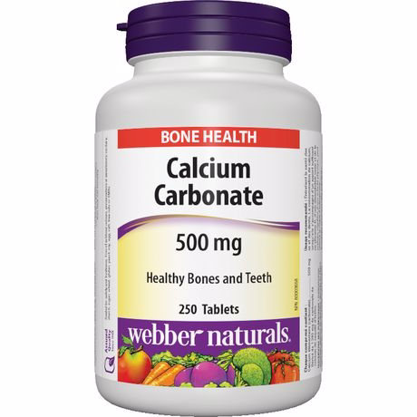 Webber Calcium Carbonate 500 Mg 250.0 Tab