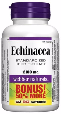 Webber Echinacea 2100 Mg Triple Standardized 90.0 Capsules