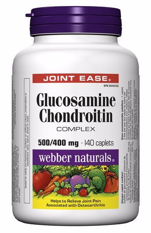 Webber Glucosamine Chondroitin 500/400 Mg Double Strength 140.0 Capsules