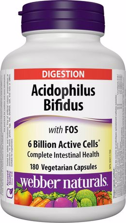 Webber Naturals Acidophilus With Bifidus & Fos