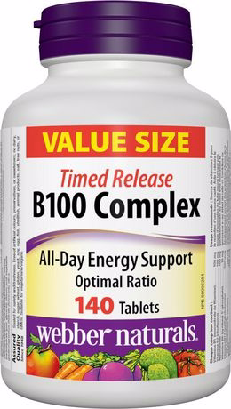 Webber Naturals B100 Complex Value Size Timed Release