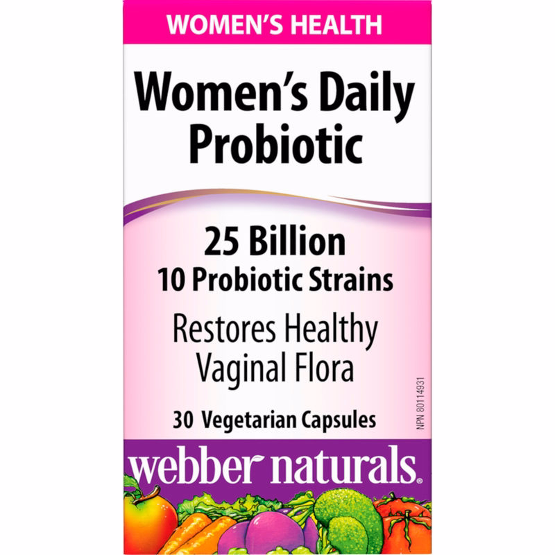 Webber Women's Daily Probiotic, 25 Billion 30.0 Capsules Webber Women's Daily Probiotic, 25 Billion 30.0 Capsules