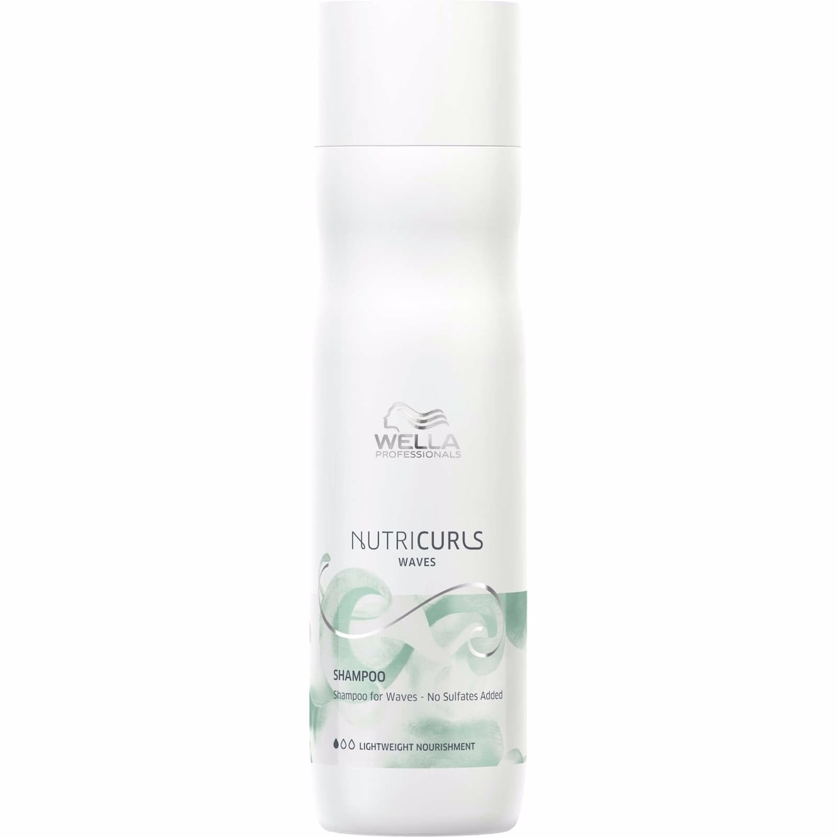 Wella Professionals Nutricurls Shampoo for Waves, Formulated with Nourish-In Complex, Nourish and Define Waves, Formulated Without Sulfates