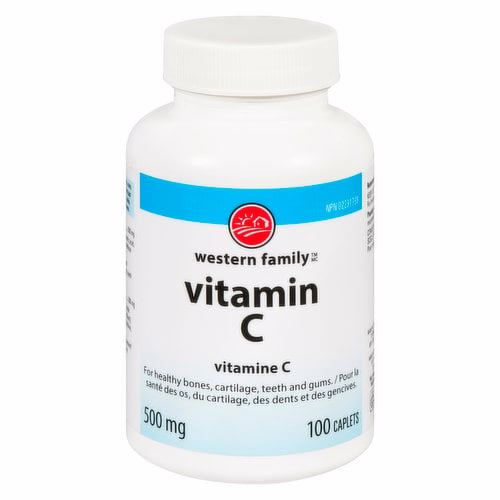 Western Family - Vitamin C 500mg, 100 Each