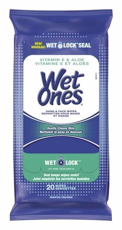 Wet Ones Hand Wipes with Vitamin E and Aloe Travel