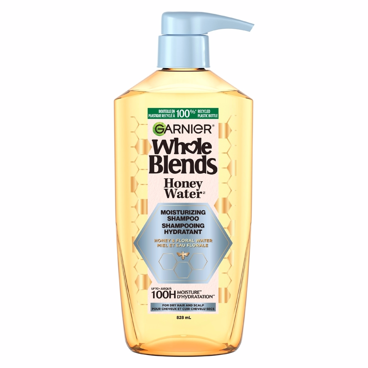 Whole Blends Honey Water Moisture Restoring Shampoo, for Dry Hair & Scalp