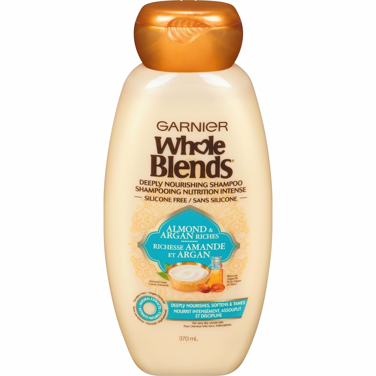 Whole Blends Shampoo, For Dry Hair, Almond & Argan Oil
