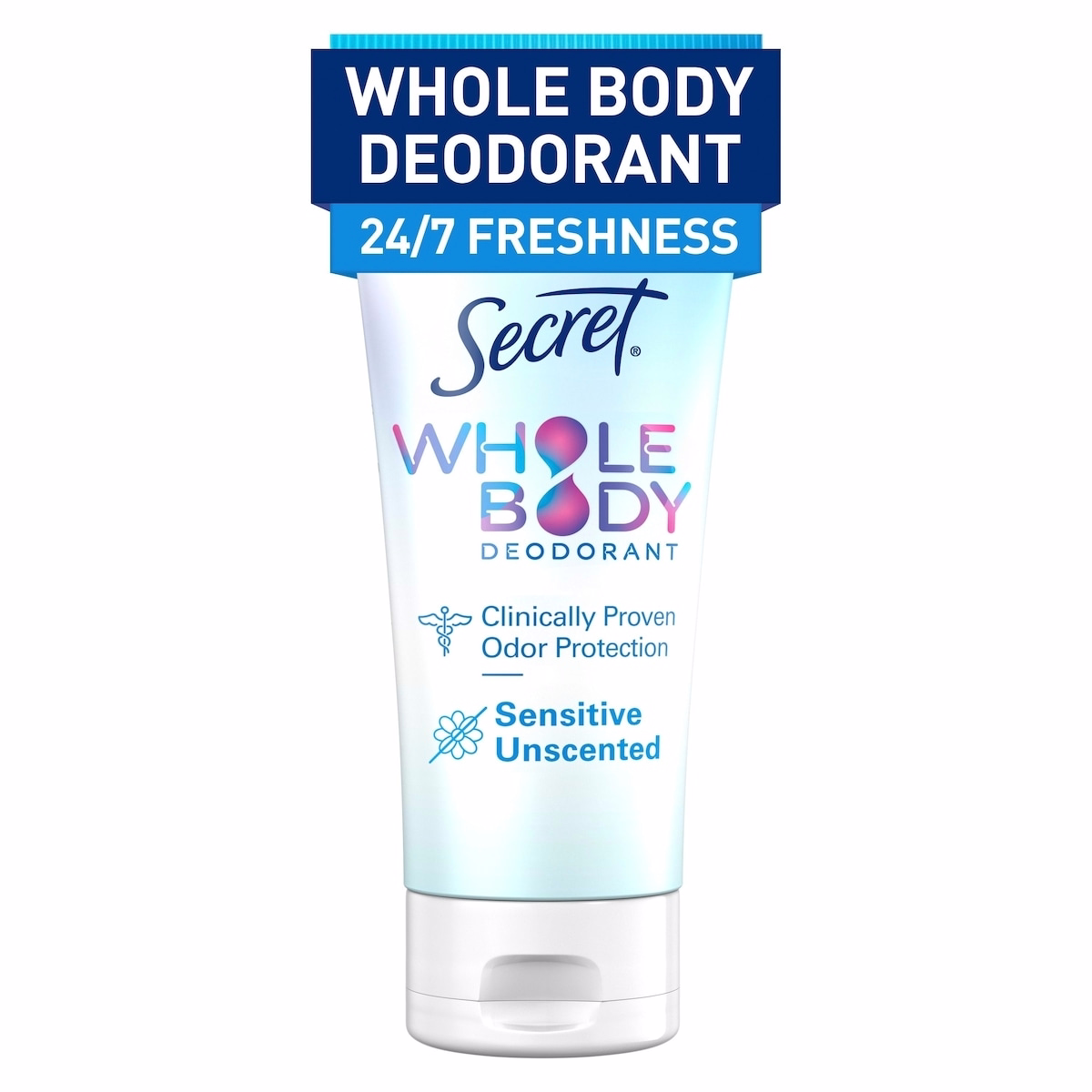Whole Body Aluminum Free Deodorant Invisible Cream Unscented