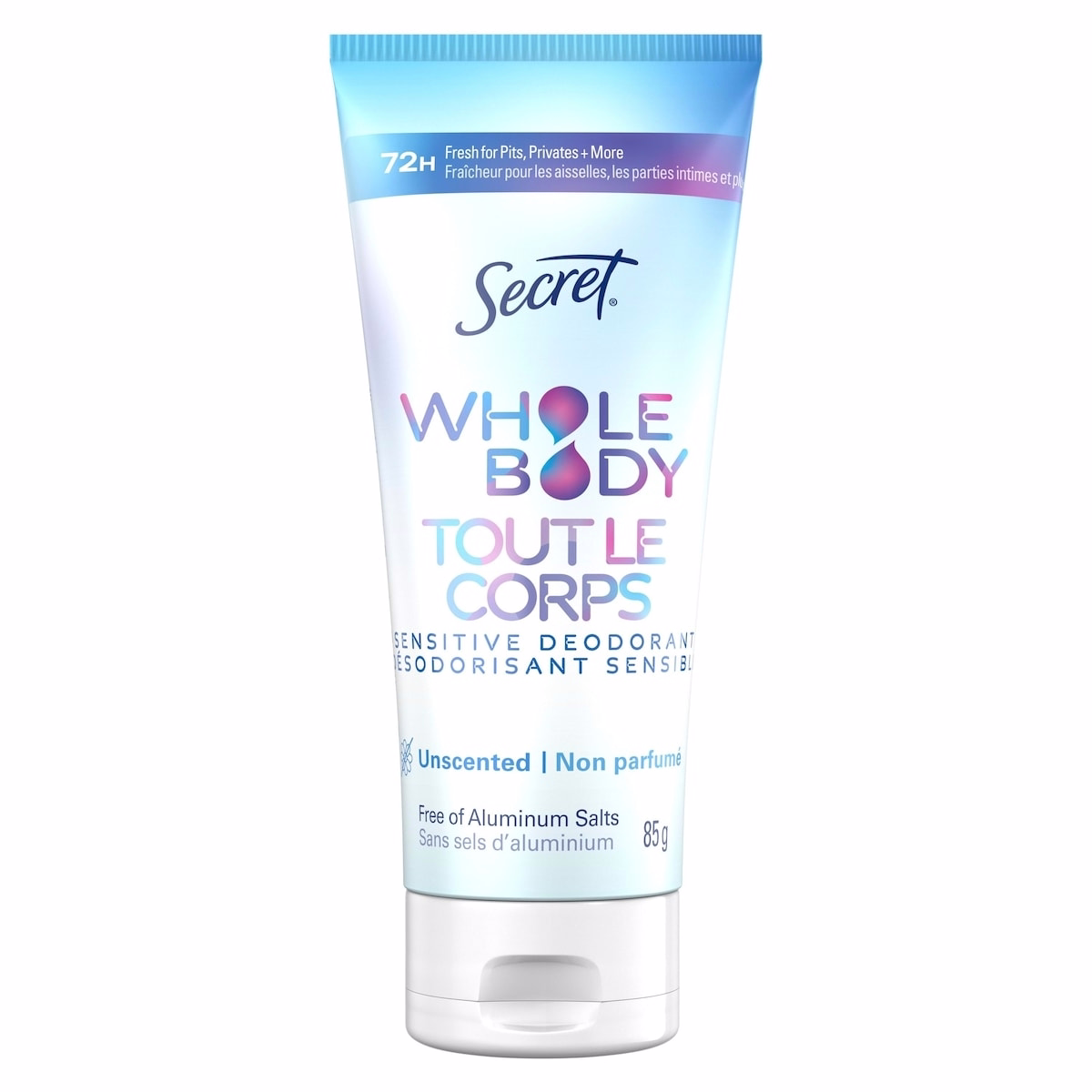 Whole Body Aluminum Free Deodorant Invisible Cream Unscented