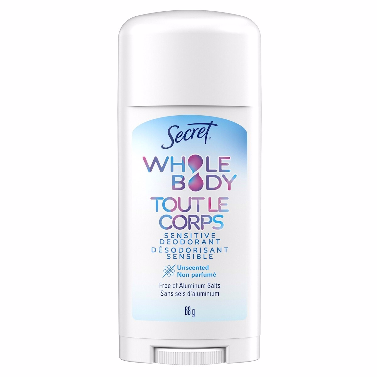 Whole Body Stick Aluminum Free Deodorant for Women Unscented