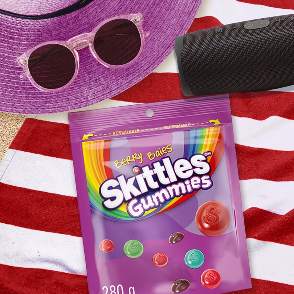 Wild Berry Gummy Candy, Sharing Bag Wild Berry Gummy Candy, Sharing Bag