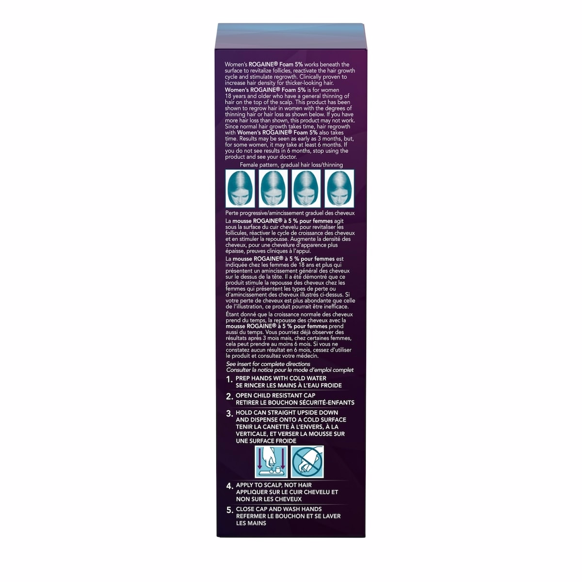 Women’s Foam 5% Hair Loss and Regrowth Treatment Women’s Foam 5% Hair Loss and Regrowth Treatment