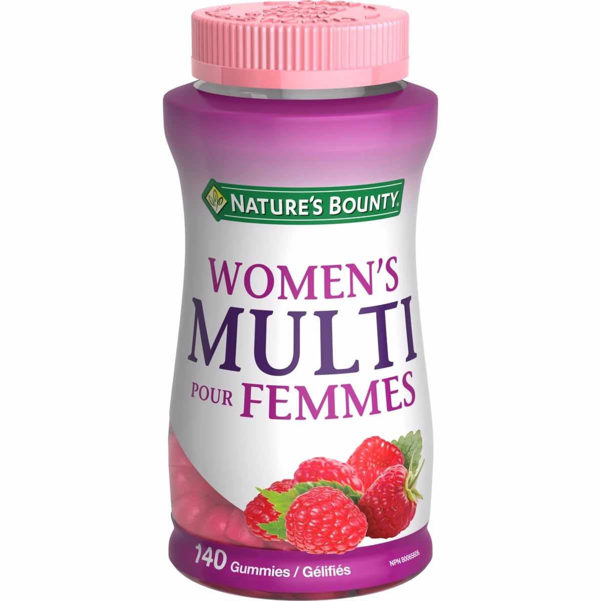 女性用維他命軟糖，補充劑，覆盆子口味