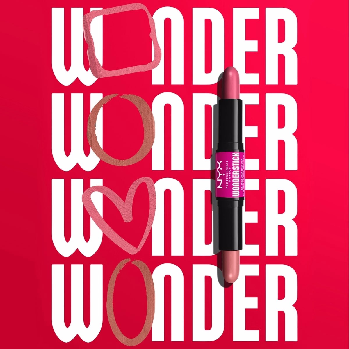 Wonder Blush, Cream Blush Duo, Infused with hyaluronic acid
