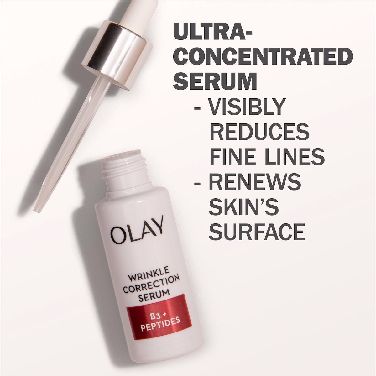 Olay 皺紋修正精華液 維生素B3+ 膠原蛋白肽